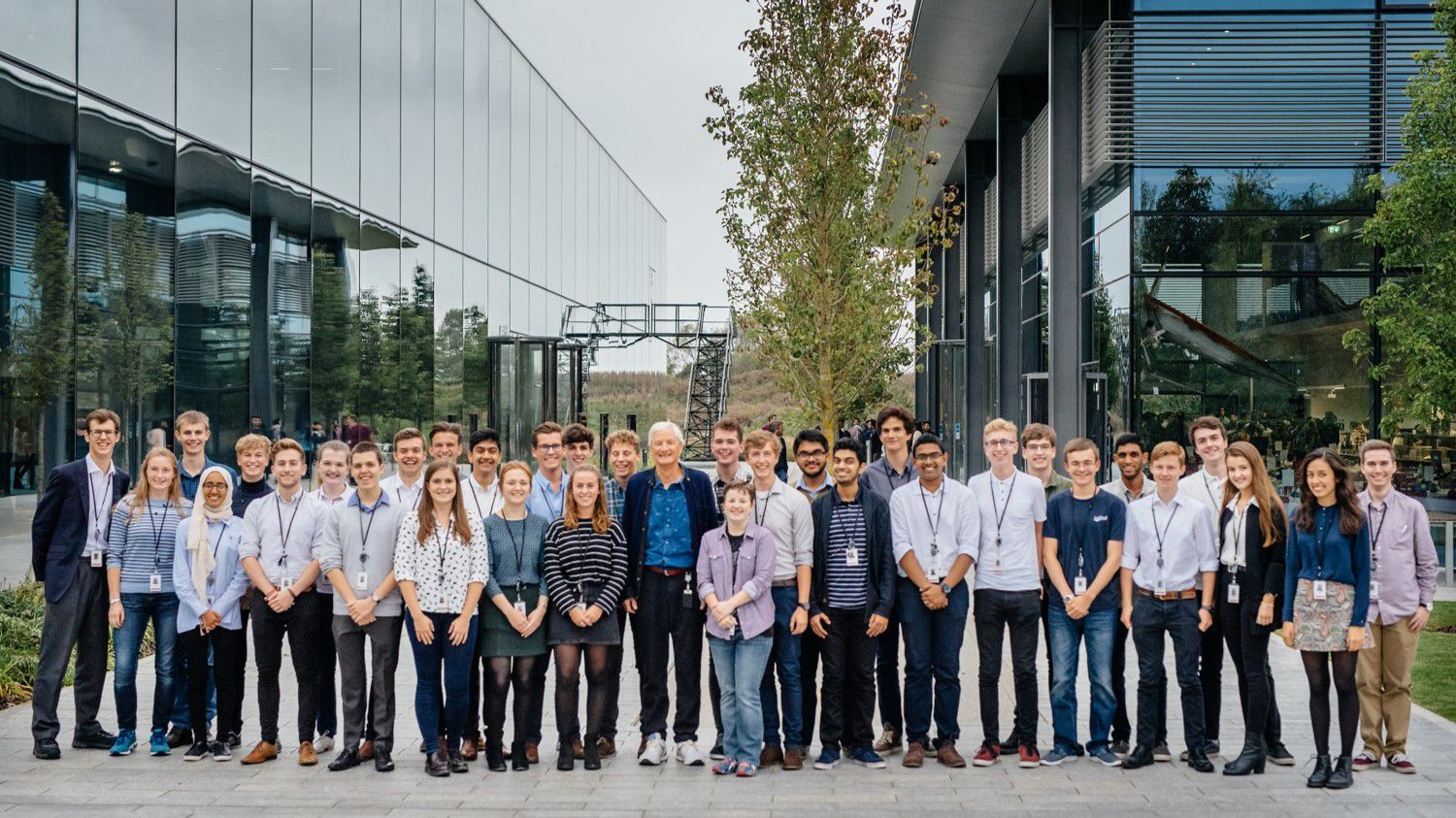 First cohort on their first day at Dyson.